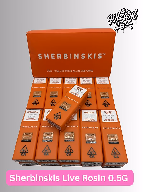 Sherbinskis Live Rosin Vape 0.5G