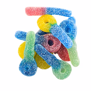 150mg Each Gummy Vegan Fizzy Keys 🔑 😋