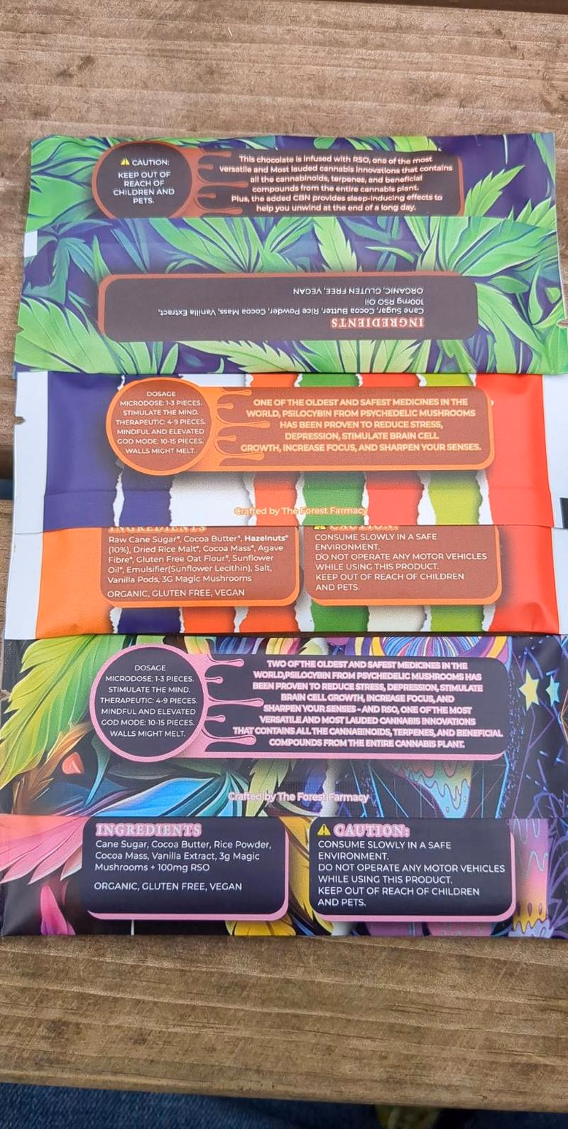 INFUSED CHOCOLATE BARS