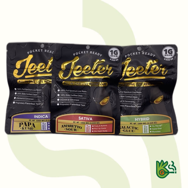 Jeeter-Style Live Resin Vape 1G Disposable