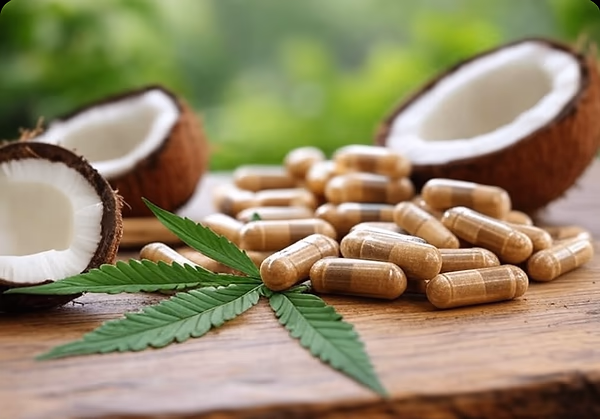 Vegan-Friendly Cannabis Infused Coconut Oil Capsules