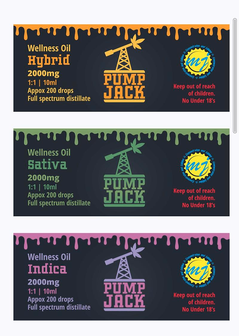 Pumpjack wellness oil: TCH & CBD