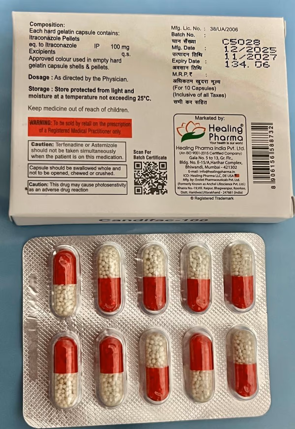 Itraconazole 100MG (Anti fungal)