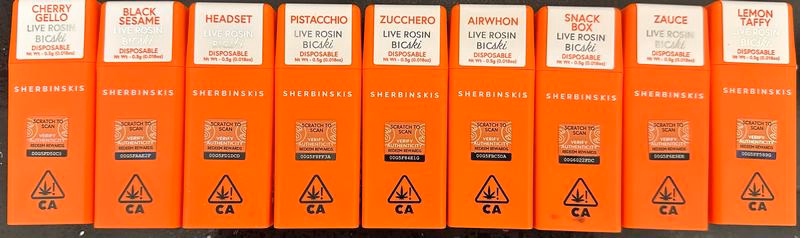 Premium THC Disposables Menu 4