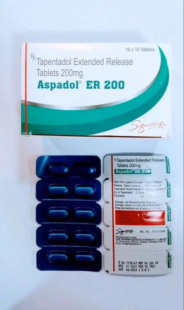 Aspadol (Tapentadol) 200mg