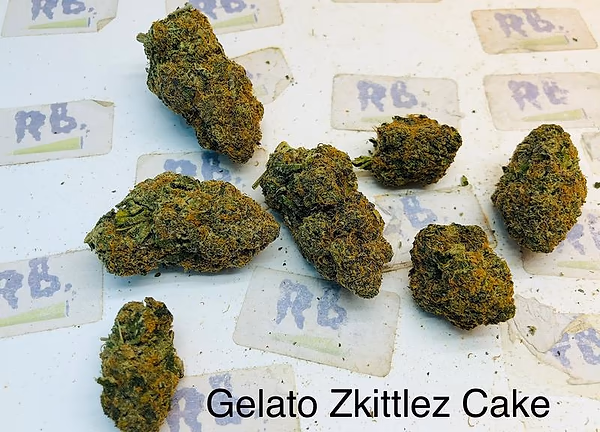 Gelato Zkittlez Cake UK Top Shelf