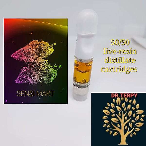 Premium Broad-Spectrum 50/50 live-resin Vape
