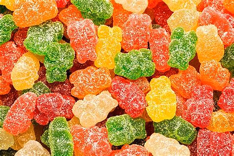 Super Sour Fruit Gummie Bears (mixed flavours)