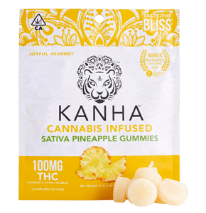 10-Pack Kanha Cannabis-Gummibärchen 100 mg THC